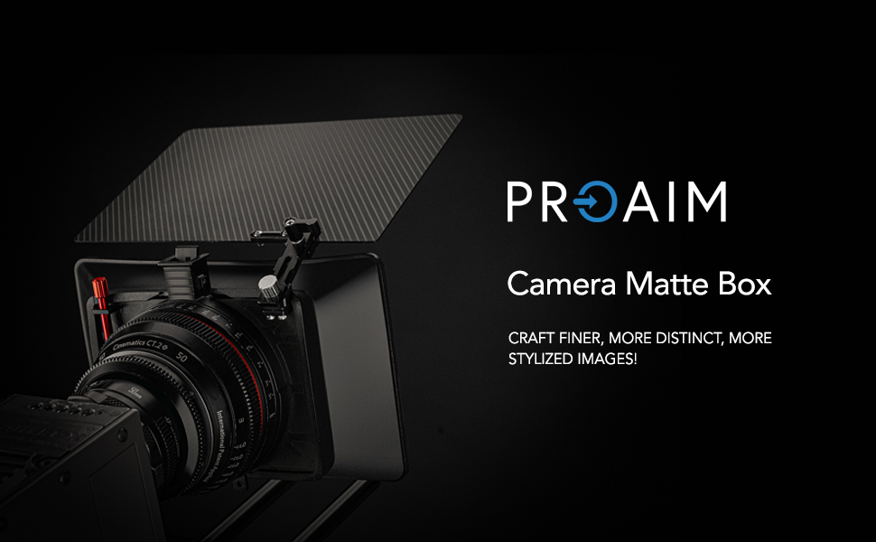 PROAIM MB10 Lightweight ClipOn Camera Matte Box for 67mm