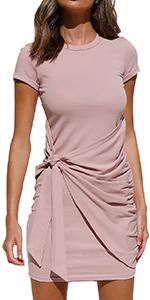 Summer Short Sleeve T Shirt Dress