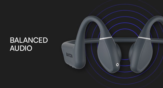 bone conduction headphones, balanced audio, sports and running, open ear earbuds