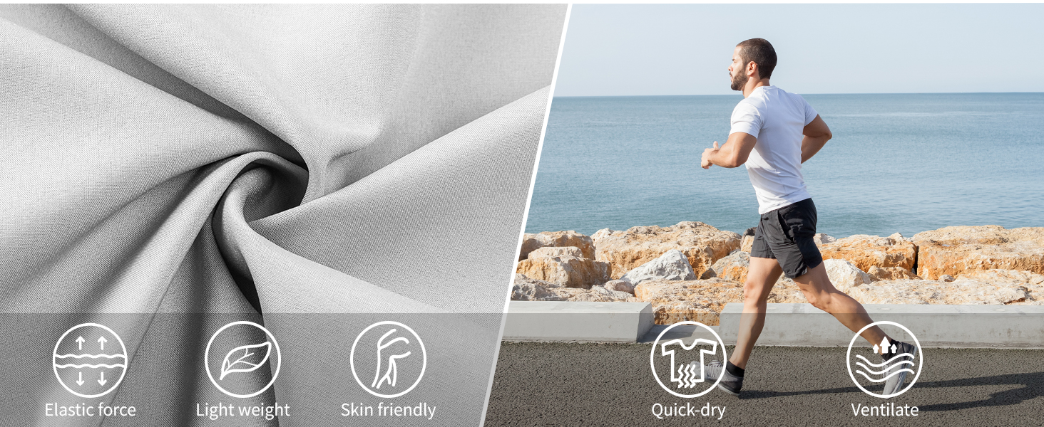 lightweight skin friendly quick dry breathable