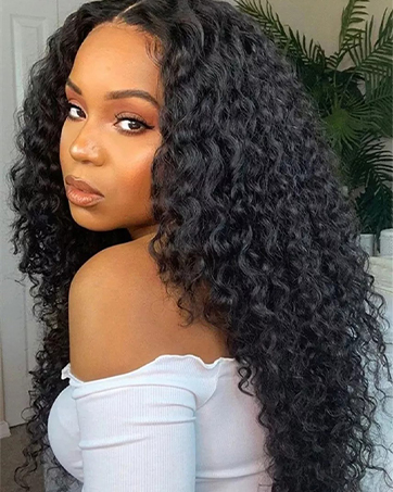human hair deep wave bundles