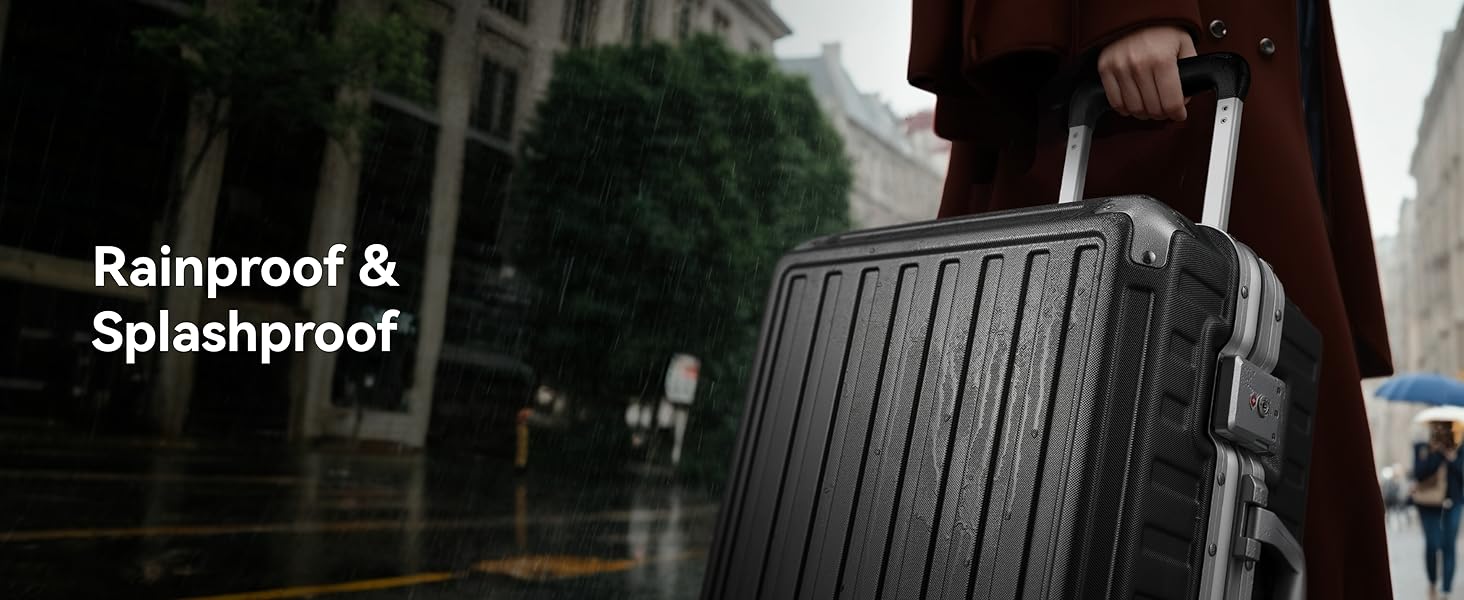 carry on suitcase luggage zipperless no zipper large checked 24 bag