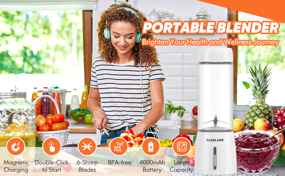 Buy Blendjet Portable Blender, portable blender for smoothie and juices