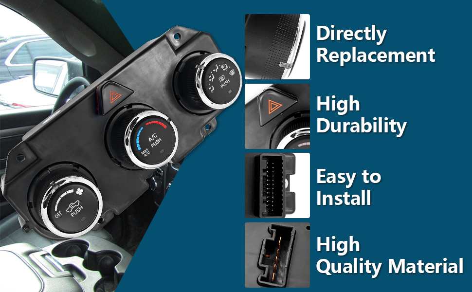 AC Heater Climate Control Unit for 2013-2018 Dodge Ram 1500 2500 3500