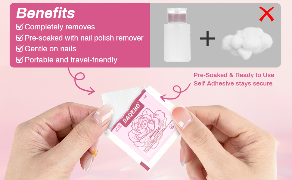 nail polish remover wipes