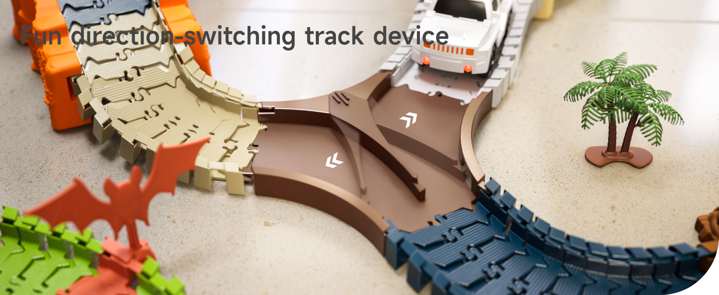 baby track set direction switching track device