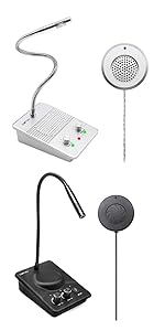 window speaker intercom system business audio system bank teller intercom