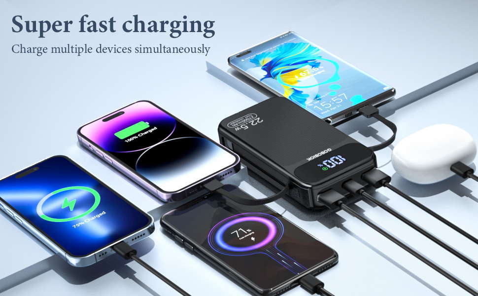 Charge multiple devices simultaneously