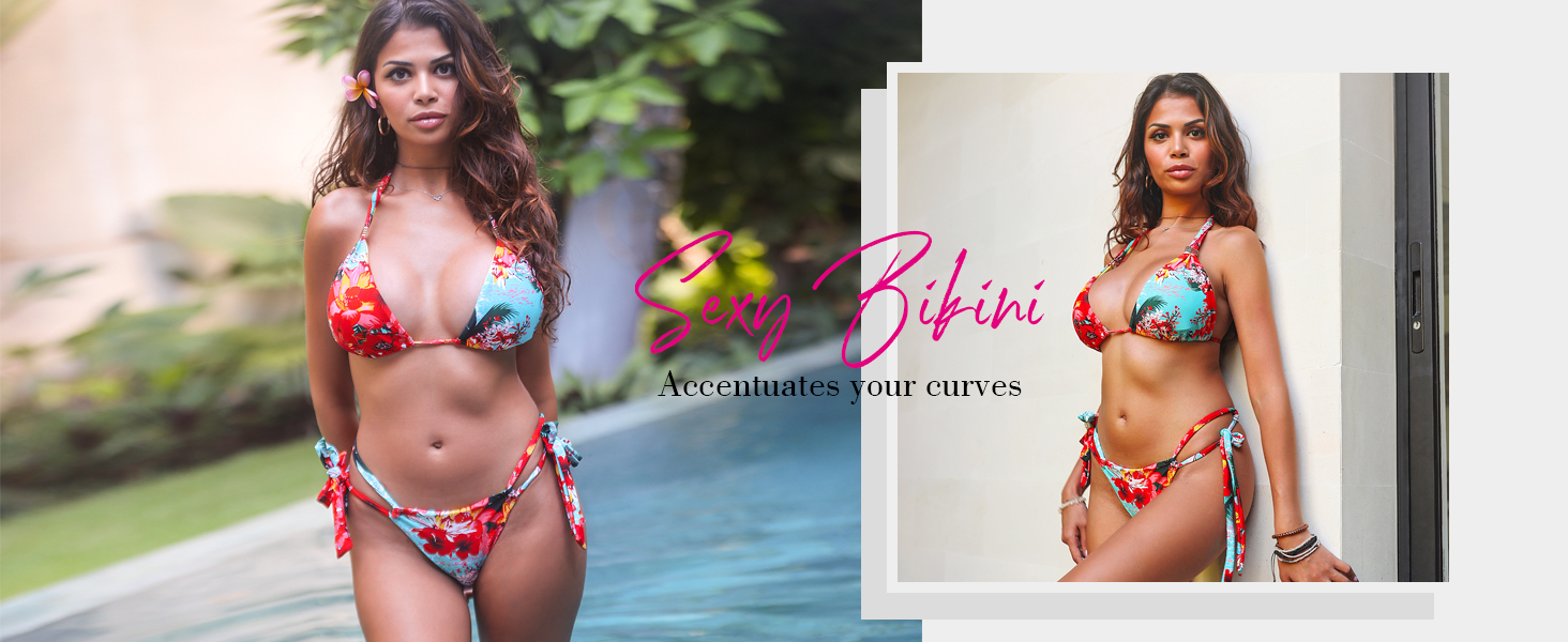Triangle Bikini Swimsuit-0111