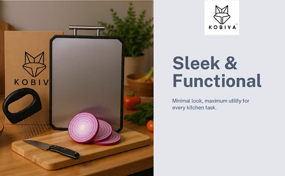 titanium cutting board high quality food grade double sided kitchen use