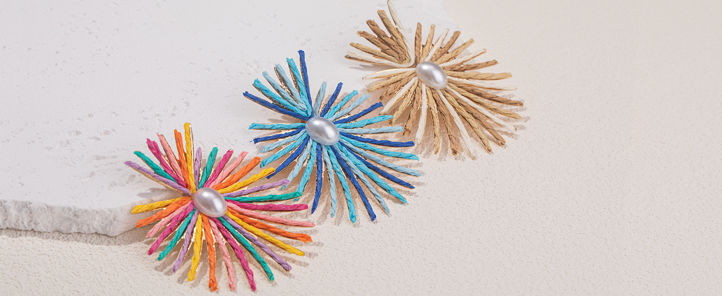 burst earrings