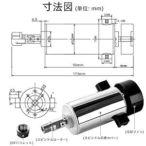 Amazon | FoxAlien CNC アップグレードキット 300W スピンドル