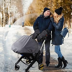 Stroller Hand Muff Warm Gloves