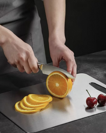 100% Titanium Cutting Board for Kitchen