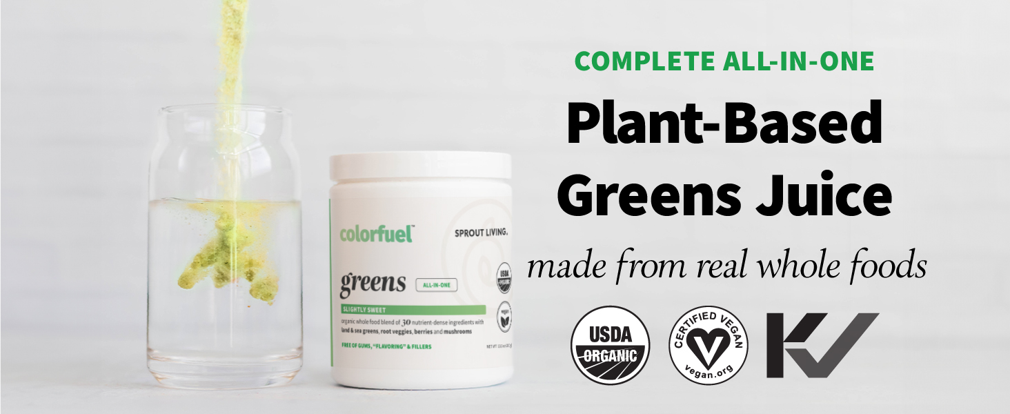 organic greens juice complete spirulina ashwagandha chlorella superfoods