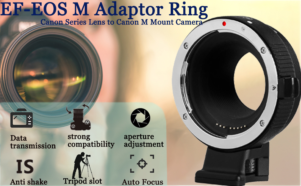Amazon.com : EF-EOS M Mount Adapter for Canon EF/EF-S Lens
