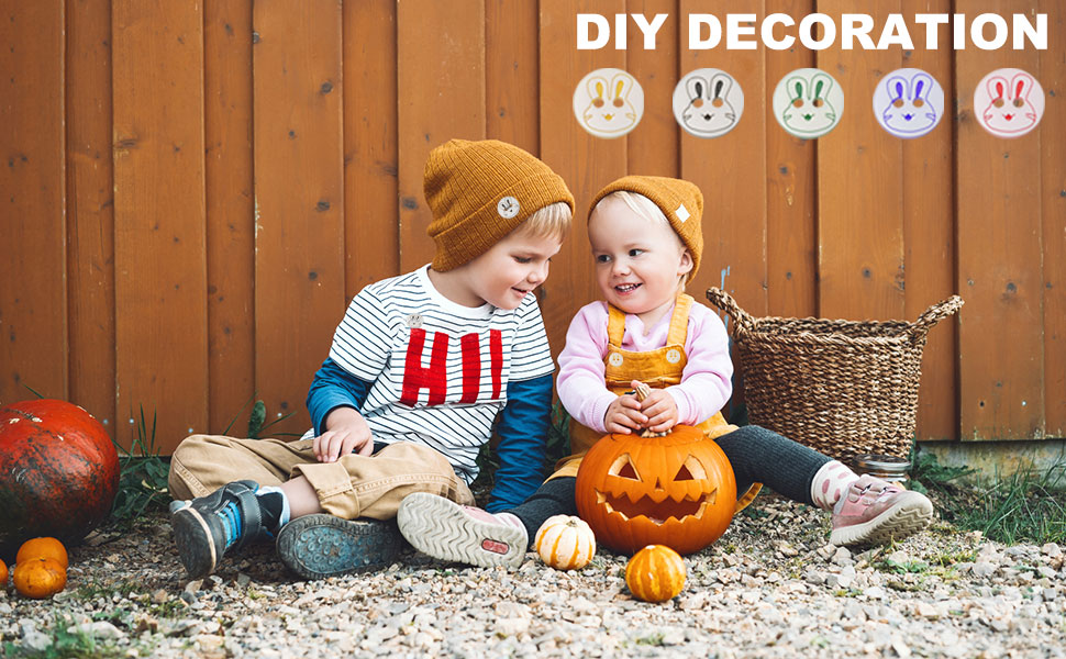 Keboyoe 200pcs Colorful Resin Baby Buttons with Plastic Storage Box 2