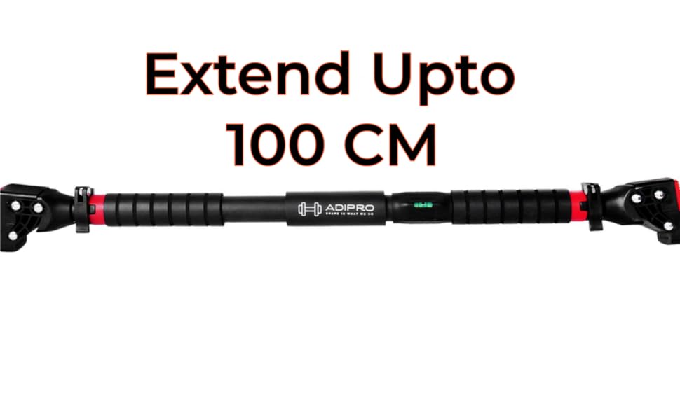 Adipro Doorway Pull Up Bar for Home and at Gym Workout Without Screw