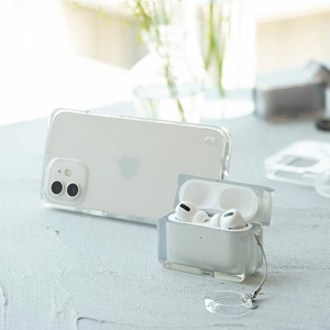 AirPods Pro 1 本体 ホワイト クリアケース付き Amazon | ZENIX DESIGN TECH airpods pro 用 ケース 第1世代