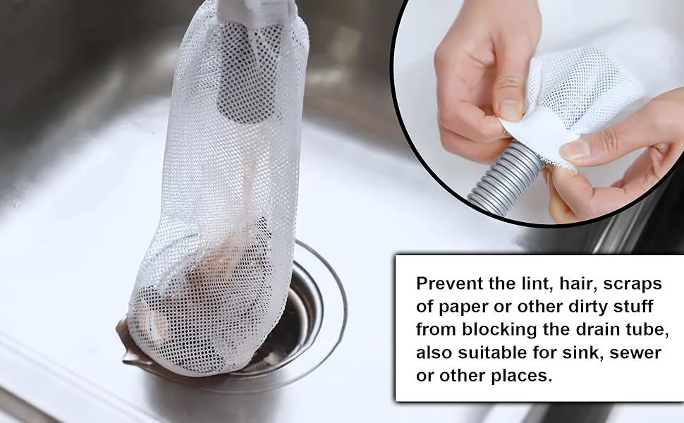 32Piece Lint Trap and Cable Ties Set for Washing Machine