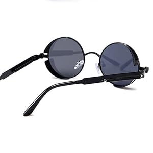 round black sunglass mens