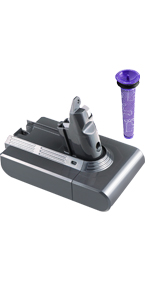 ダイソン V6 HH08本体+V6用付属品 新品バッテリー交換済 Amazon.co.jp: v6 バッテリー 4000mAh dyson hh08 dc62