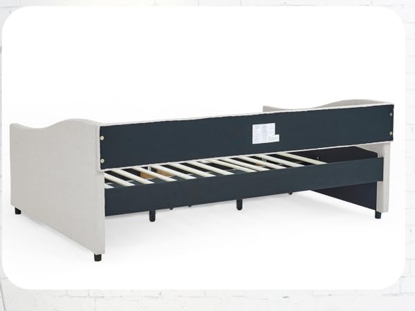 Dayday okさま Amazon.com: SmartDer Wood Full Size Daybed, Day Bed Frame