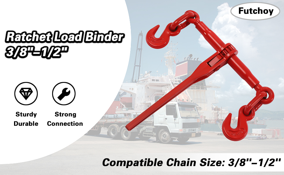 3/8"1/2" Ratchet Load Binders, Ratchet Chain Binder with 9
