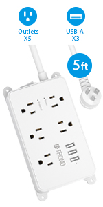 power strip wall mountable