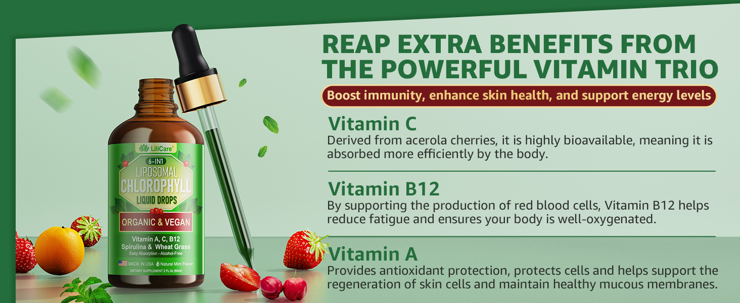 Chlorophyll Liquid Drops