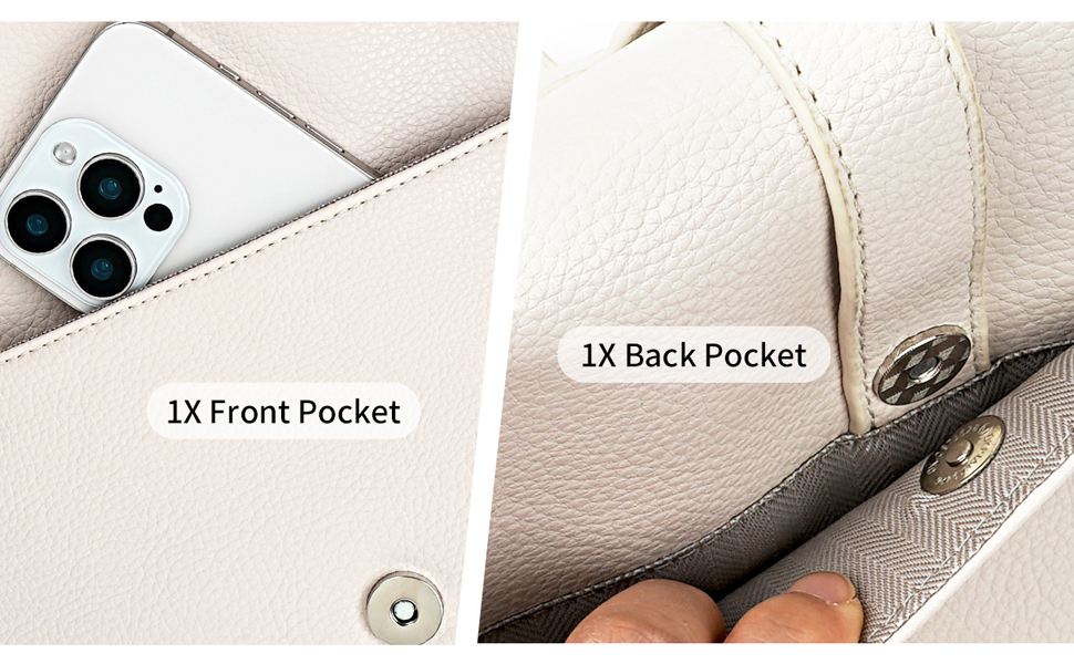 1X Front Pocket 1X Back Pocket