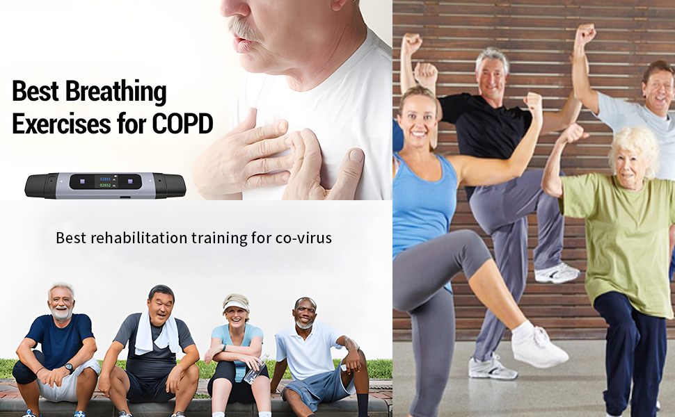 Portable Smart Breathing Trainer for Exercise Breath Health and