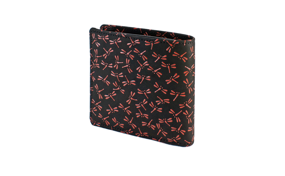 Amazon | [印傳屋] 印伝 財布 二つ折り財布 札入F 小銭入れなし