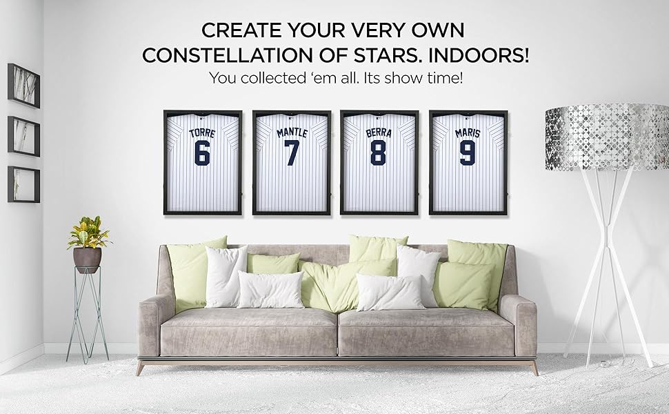 Flybold Jersey Frame Jersey Display Case Sports Jersey Framing Kit