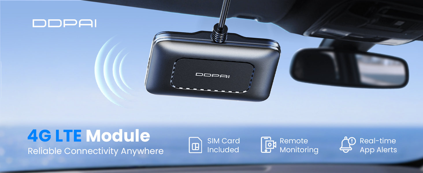 DDPAI 4G Cloud Box – Module 4G pour Dashcam avec Alerte et Cloud 1 DDPAI 4G Cloud Box for Models Z60, Z60 Pro and Z50 Pro Dash cam
