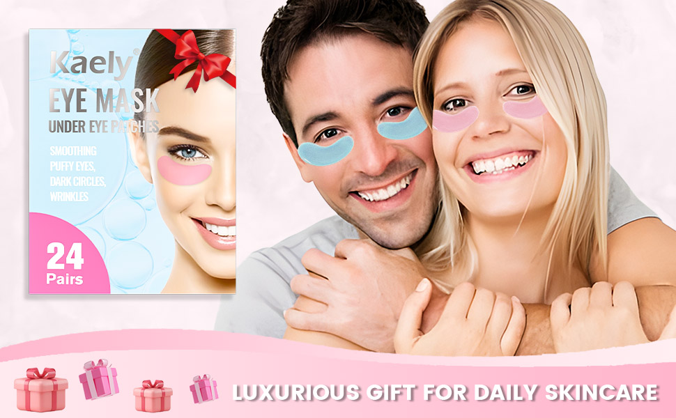 24 Pairs Eye Patches for Puffy Eyes and Dark Circles,Eye Masks for Dark Circles and Puffiness