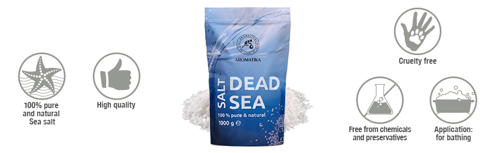 Dead Sea Salt 11 lb - 100% Pure & Natural - Dead Sea Salts 5000g 