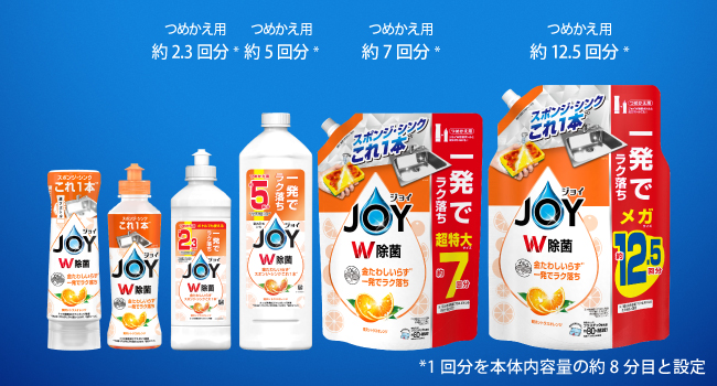 Amazon.co.jp: ジョイ 【まとめ買い】 [大容量] W除菌 食器用