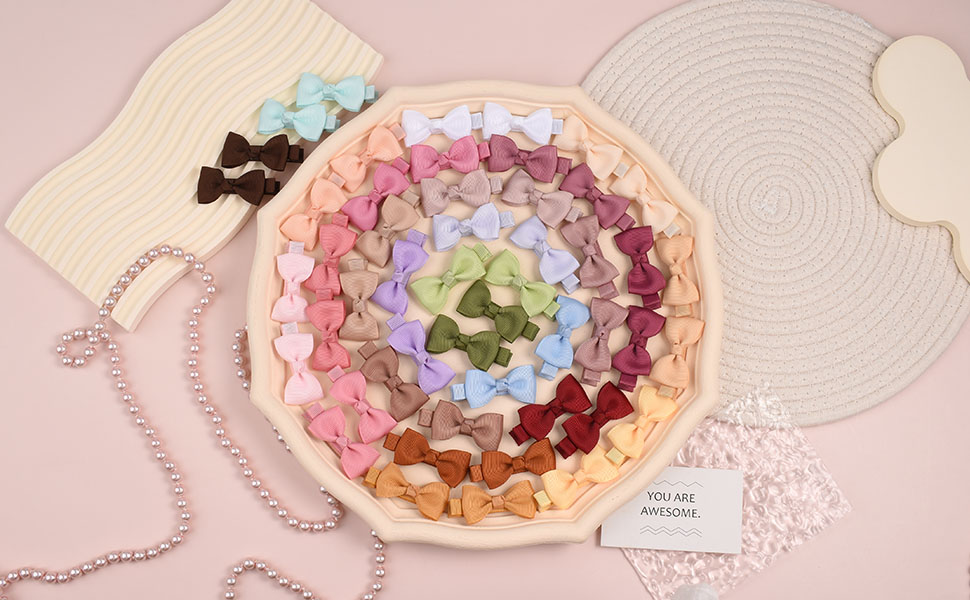 baby bow clips