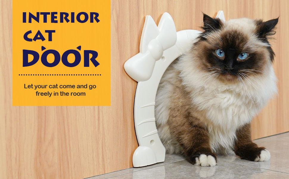 Interior Cat Door, Large Cat Door Interior Door, Pet Doors