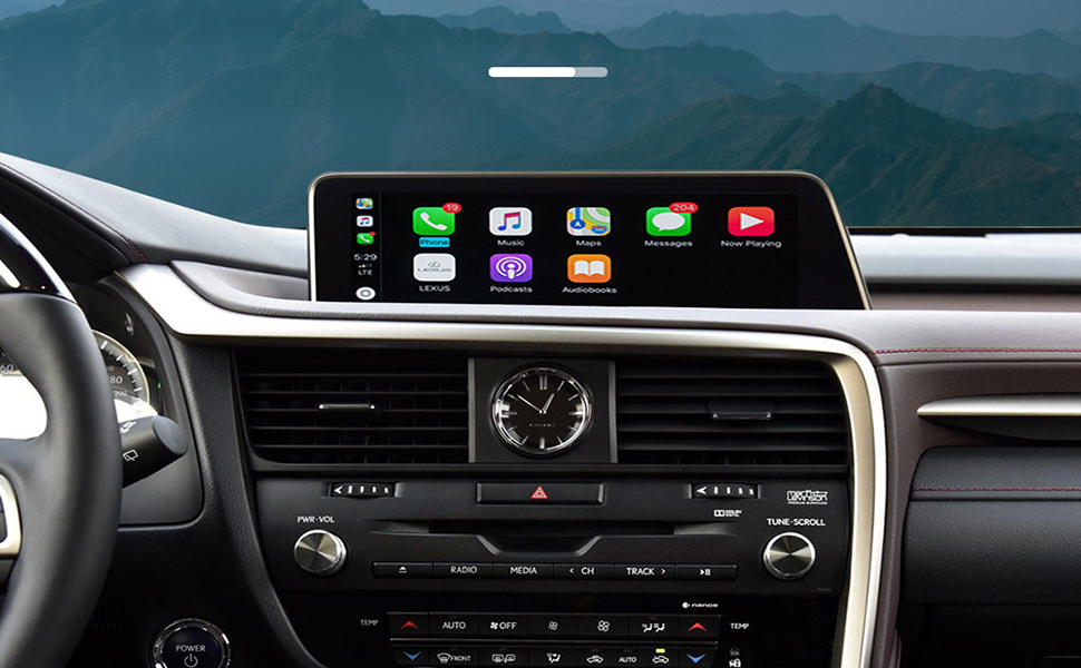 適用於 Lexus RX NX ES UX LS LX RC LC GS 的無線 Carplay 改裝套件解碼器是