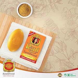 Rani Sri Lanka Sandalwood Queen of Beauty Soaps 