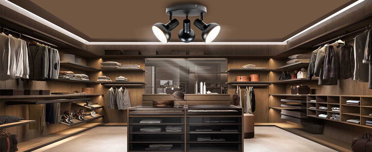 3-light spotlight fixtures