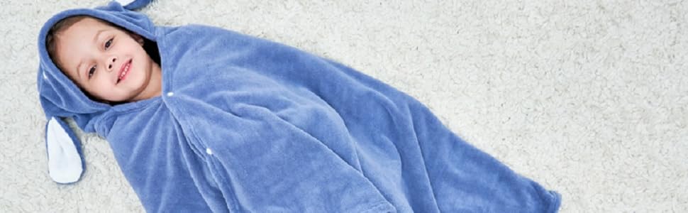 kids hooded bath towel