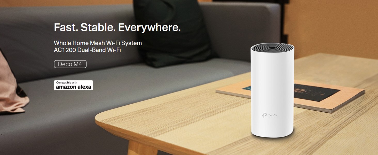 Deco M4(1-pack) AC1200 Whole Home Mesh Wi-Fi System