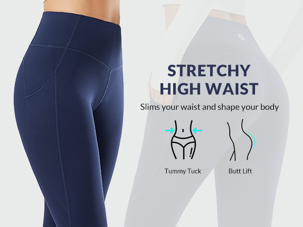 abh145-fleece lined leggings for women