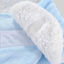 Baby Hooded Fleece Swaddle Blanket