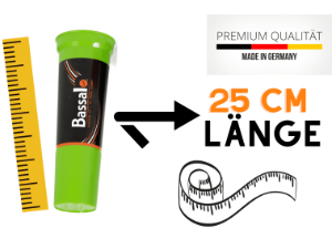 Bassalo Becher mit Längenangaben