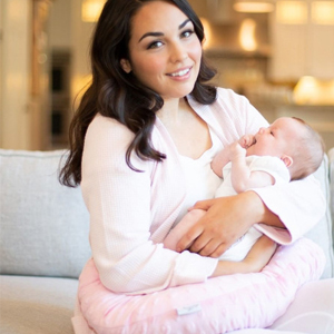 Nursing Pillow Cover Breast Feeding Pillow Support Positioner Lounger Cover for Baby Boys Girls