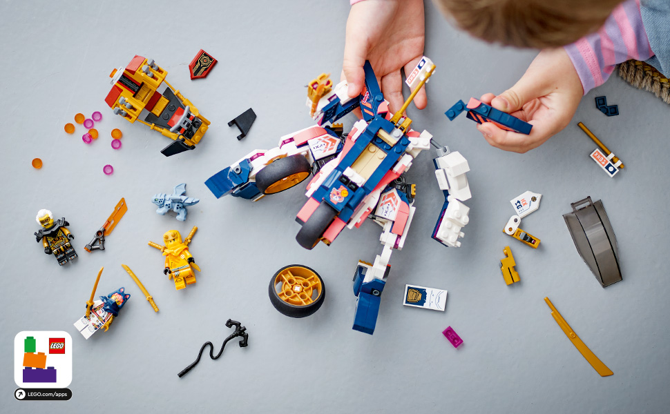 じなん LEGO 71792 NINJAGO Mech Sory zmieniający się w motocykl